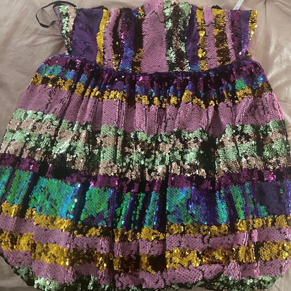 Bandeau Short Sequin Dress - Picture 3 of 5